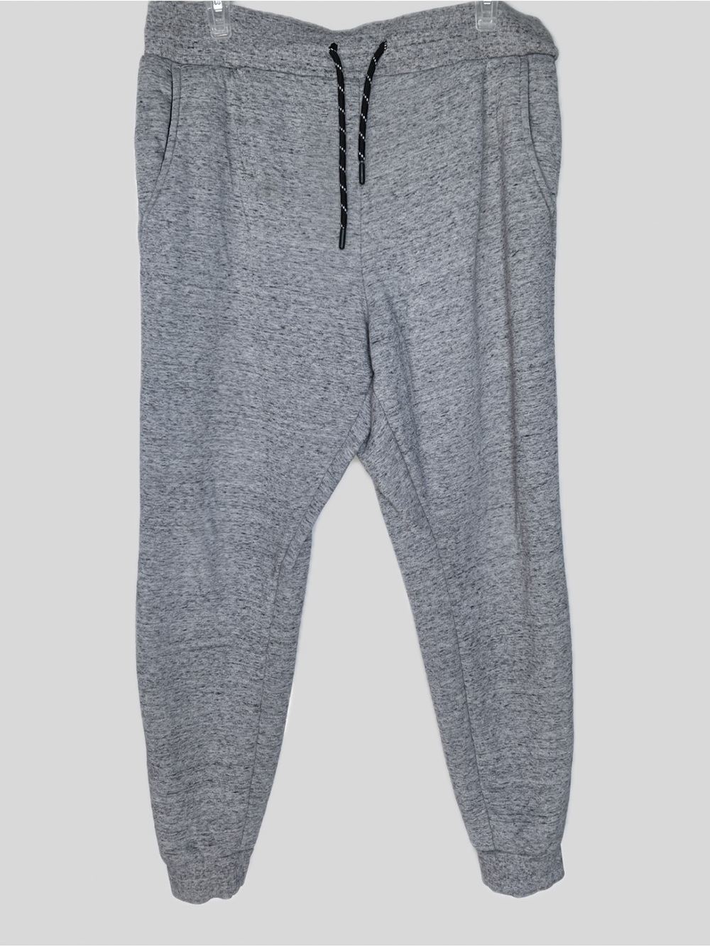 Arizona Jean Co Gray Fleece Jogger Sweatpants Men's Large Heathered Lounge